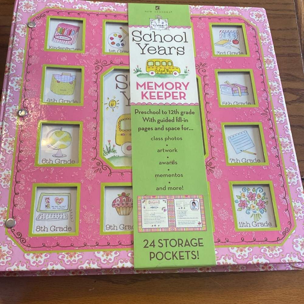 School Years Memory Keeper Album 24 Preschool to 12th Grade Dena